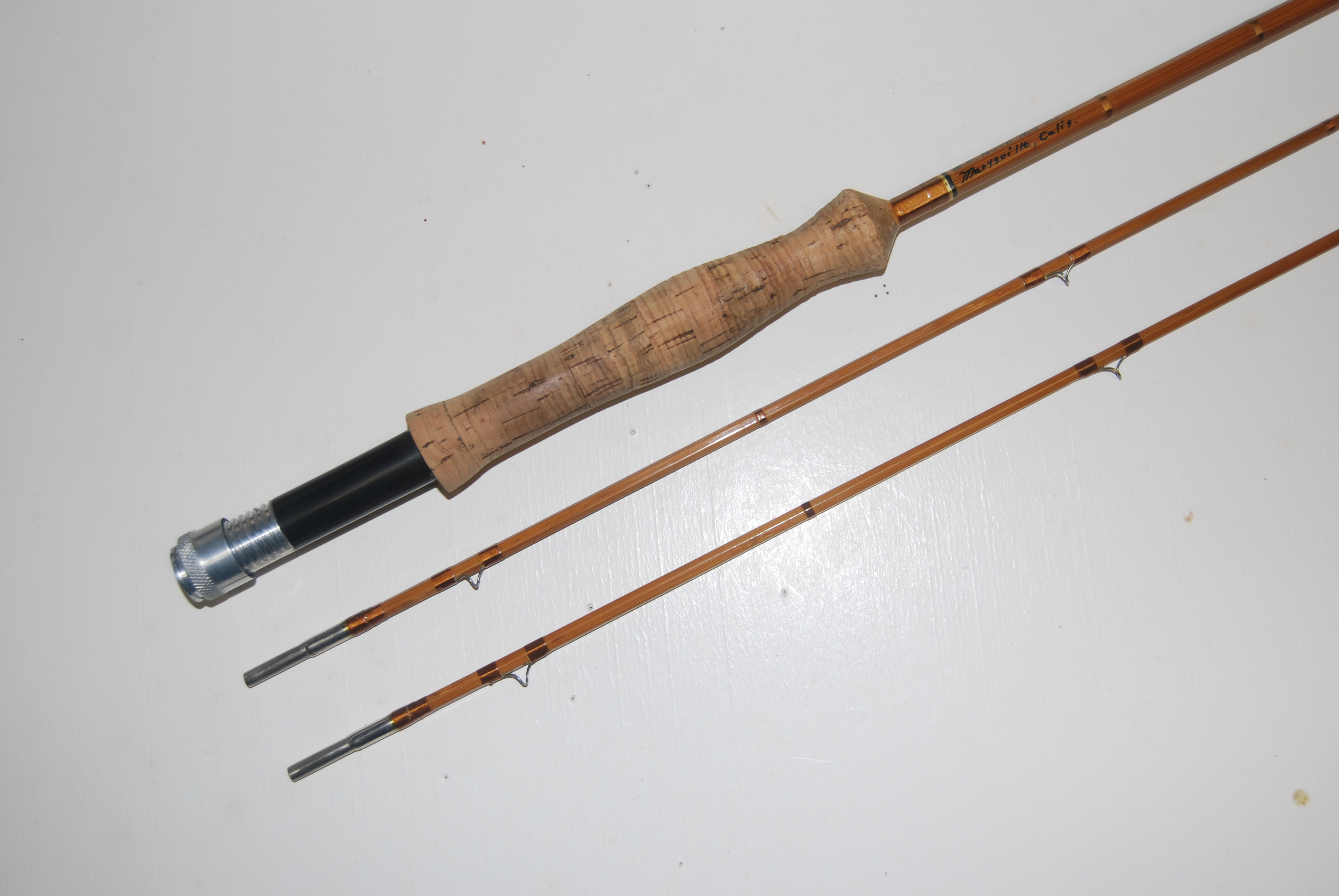 Antique Selection Of Hardys Of Alnwick Fly Fishing Rods & Mahogany