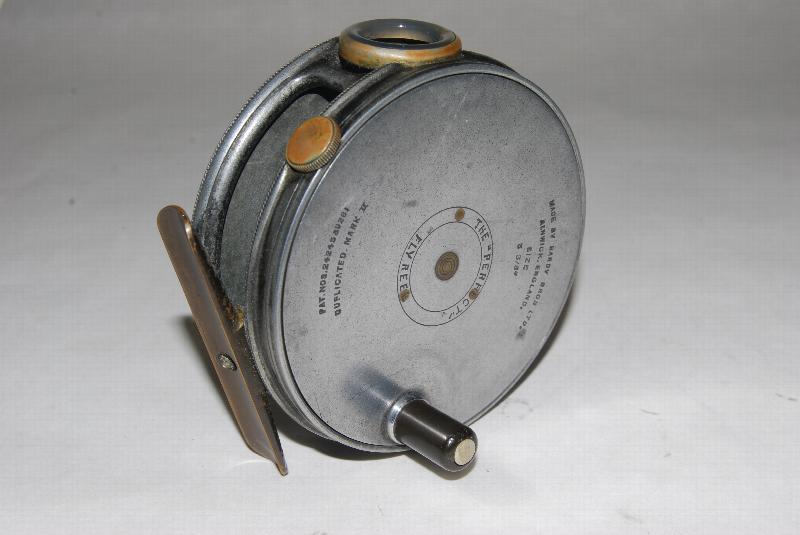1st Version Hardy St. George Fly Fishing Reel. Red Agate. 3 3/4