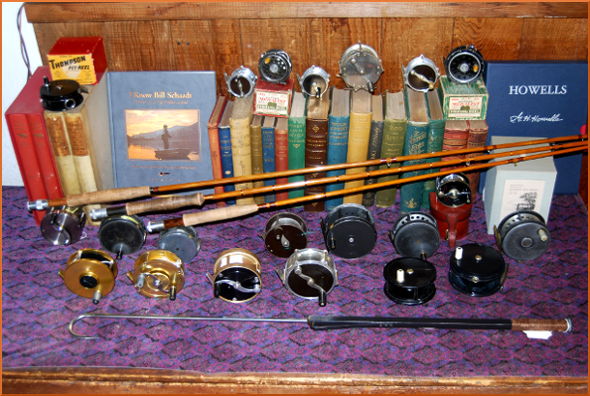 EARLY VICTORIAN LEATHER ANGLER'S COMPENDIUM – Vintage Fishing Tackle